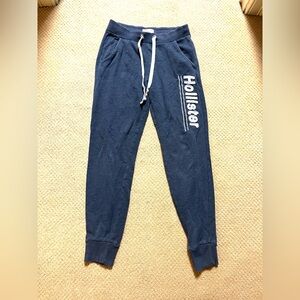 Hollister Gray Blue Sweatpants Junior XS